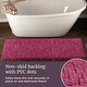 preview thumbnail 23 of 43, 58x24-Inch Bathroom Runner with Non-Slip Backing - Absorbent High-Pile Chenille Memory Foam Bathroom Rug by Windsor Home