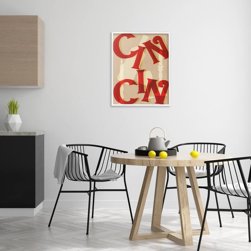 Stupell Cin Cin Wine & Candles Framed Giclee Art Design By Lil' Rue