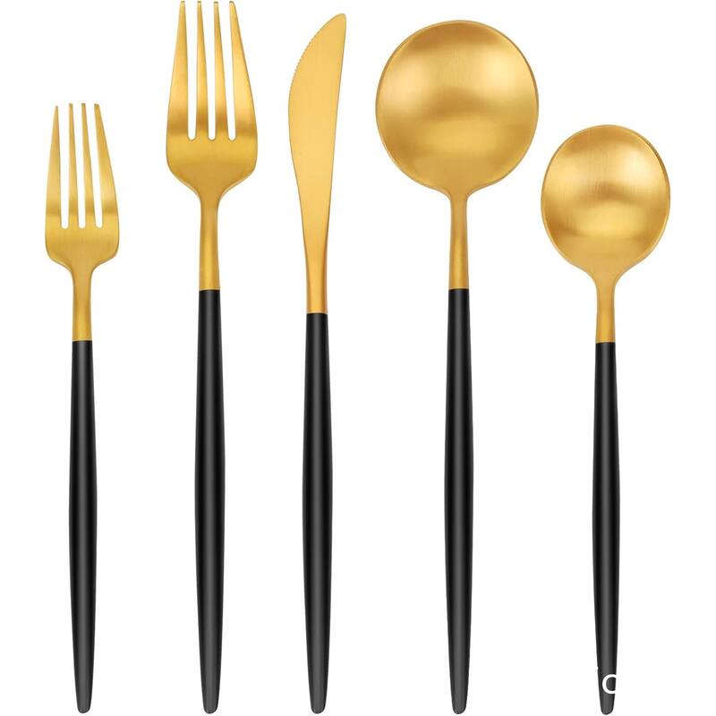 30-Piece Stainless Steel Satin Finish Flatware Set - 10.2*2.9inch