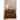 Artisan Furniture Solid Wood Tiger Oak Open Bedside with Brass Handle,1-Drawer,1 Shelf