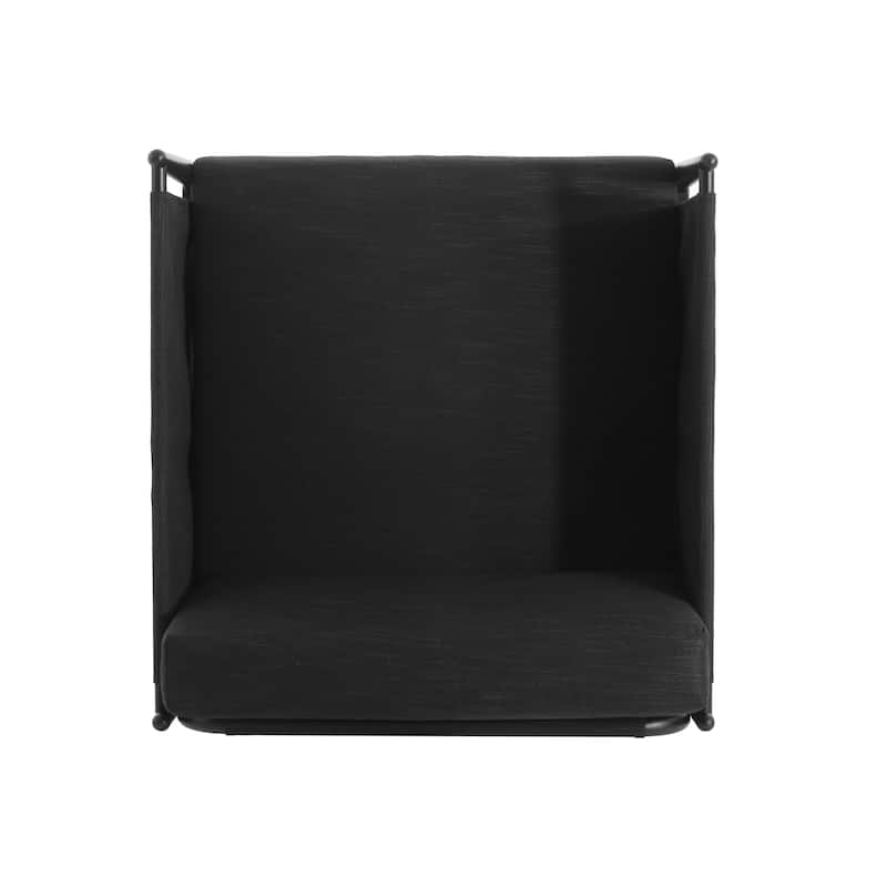Dawson Outdoor Aluminum Club Chair with Cushions by Christopher Knight Home