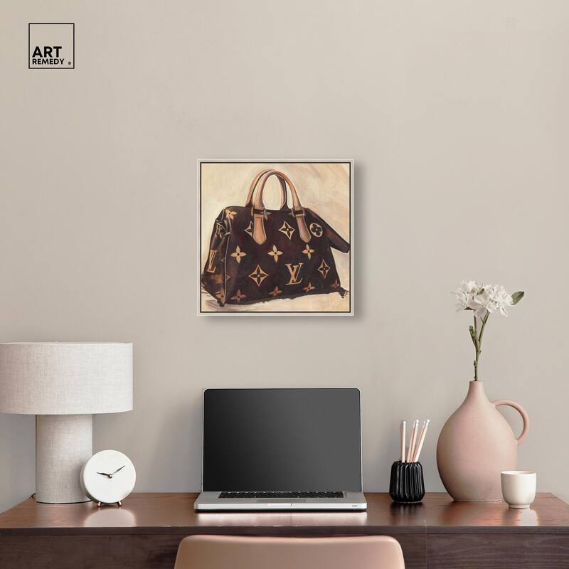 Doll Memories Majestic Monogram Canvas by Art Remedy