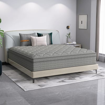 12 Inch Individually Pocketed Spring Hybrid Mattress in a Box