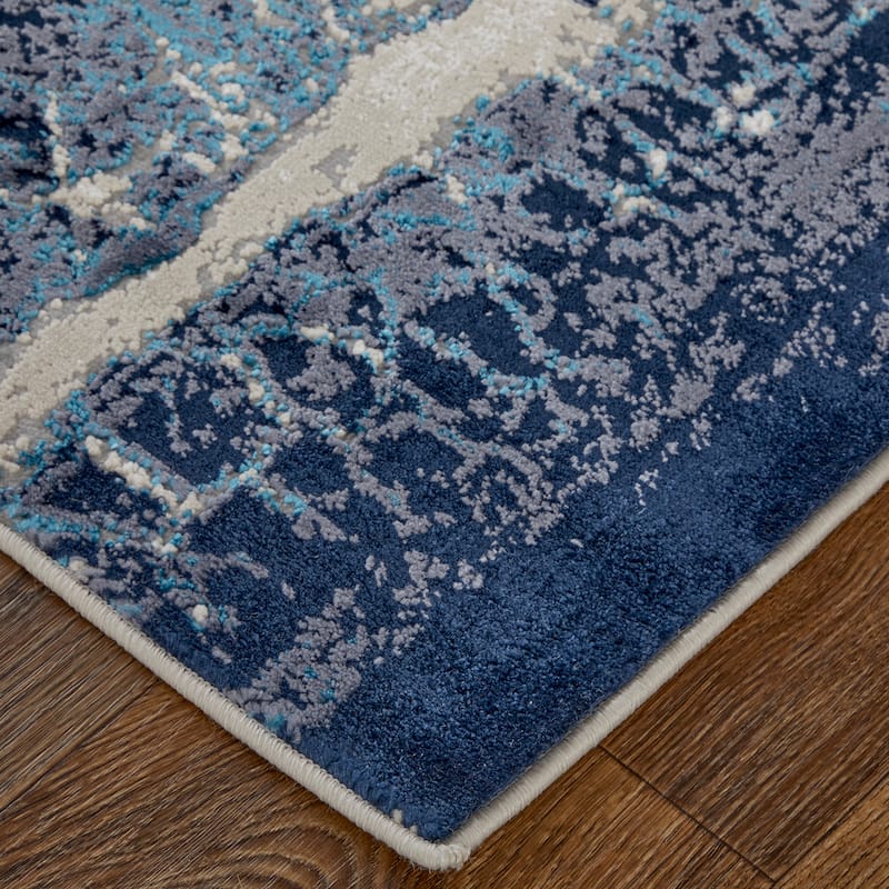 Grand Bazaar Armada Machine Made Abstract Modern Area Rug