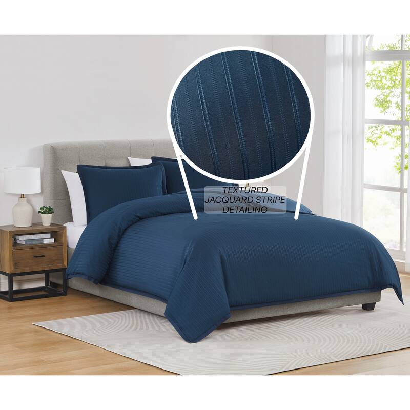 Royal Velvet Olivia Stripe Full/Queen Comforter Set