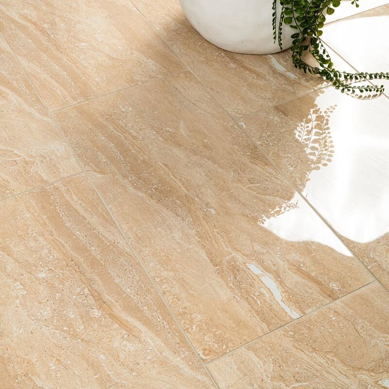 Ackland AKNPTAZI12X24P-PL Azira - 12" x 24" Porcelain Solid Floor Tile