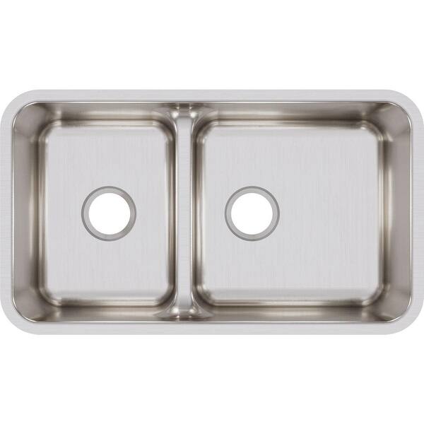 Shop Elkay Eluhaqd32179 Lustertone 32 1 16 Double Basin 18 Gauge