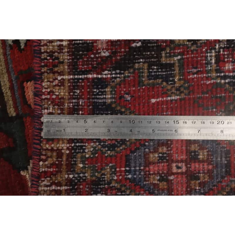 Hand Knotted Oriental 100% Wool Carpet Traditional Medallion Red Heriz Area Rug - 12' 2'' X 9' 8''