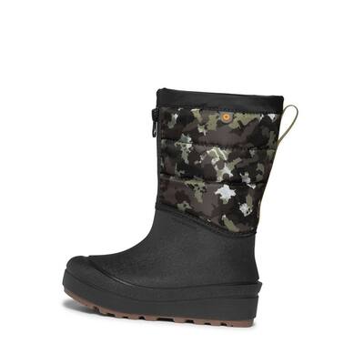 Bogs Outdoor Boots Boys Camouflage Waterproof Rubber Nylon 73227