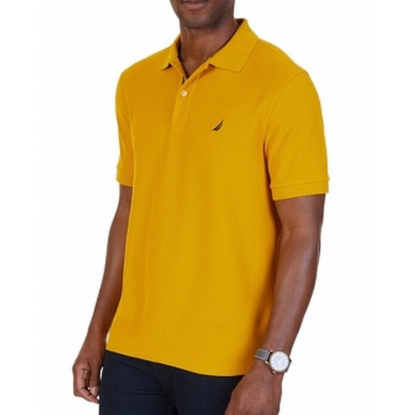 yellow nautica polo shirt