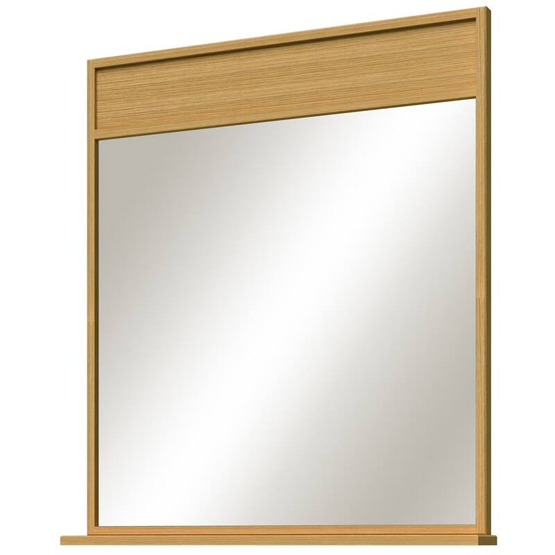 Sunny Wood NK3641MR Nikko 36"W x 41"H Rectangular Flat Framed Wall - Clear Oak