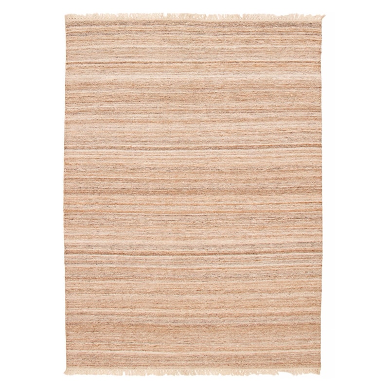 Boho Tan Kilim 5'3" x 7'5" - 5'3 x 7'5 - Tan - 5'3 x 7'5