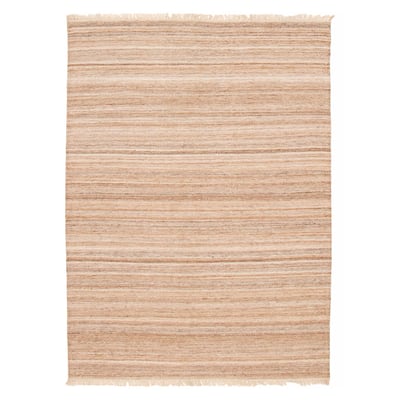 Boho Tan Kilim 5'3" x 7'5" - 5'3 x 7'5