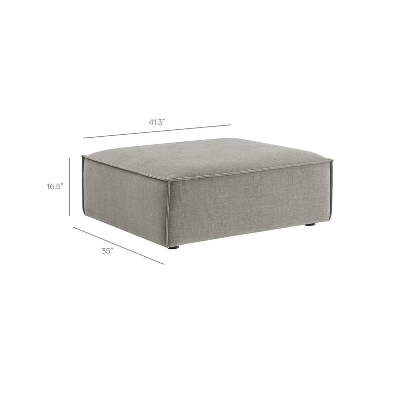 Restore Performance Fabric Upholstered Modular Ottoman