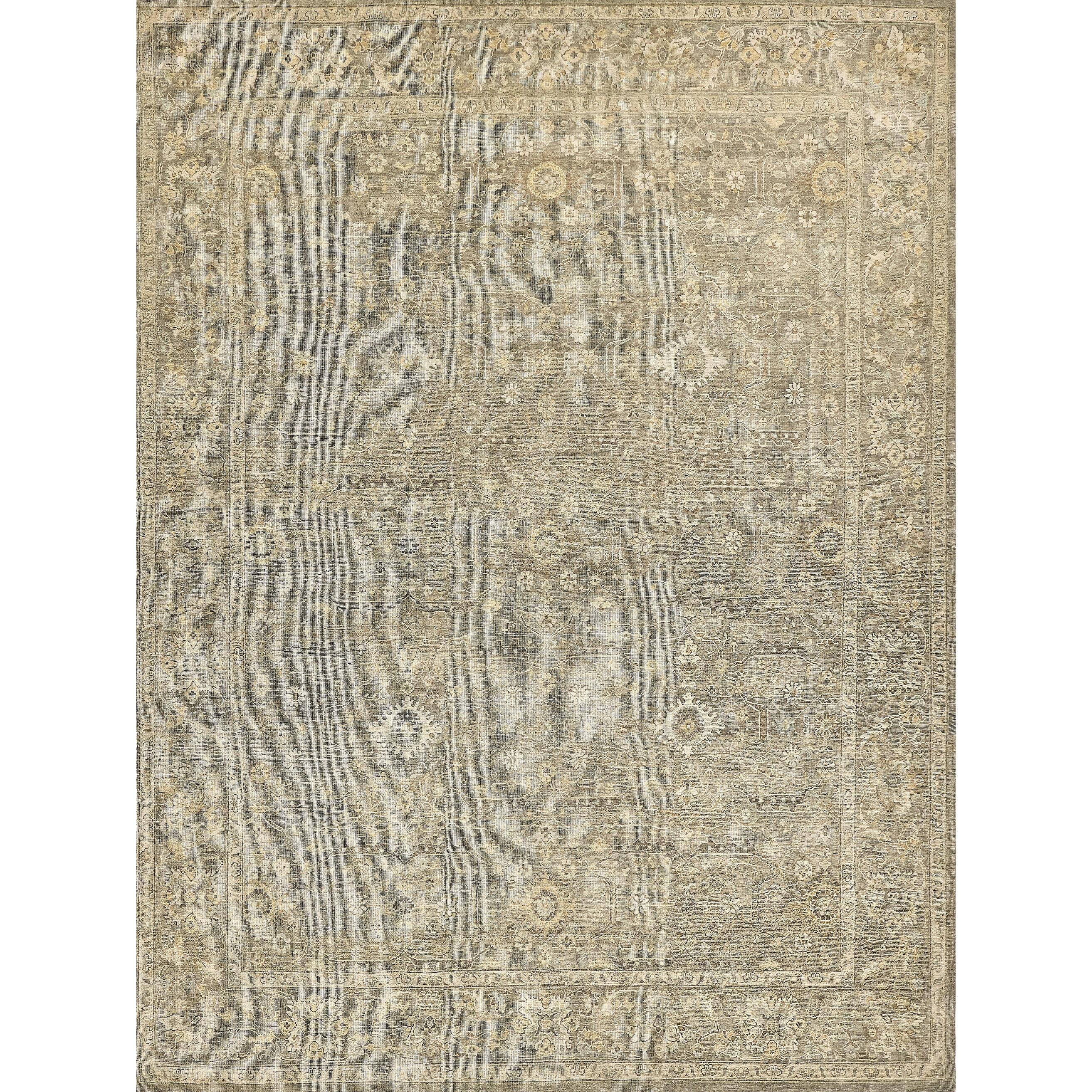 EXQUISITE RUGS Heirloom Handknotted New Zealand Wool Khaki Area Rug. Bed Bath & Beyond 39130598