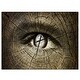preview thumbnail 4 of 7, Designart 'Aging Eyes' Oversized Modern Wall CLock
