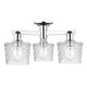 preview thumbnail 18 of 21, Innovations Lighting Endless Possibilities Arcadia - Niagara - 3 Light 24" Semi-Flush Mount Polished Nickel