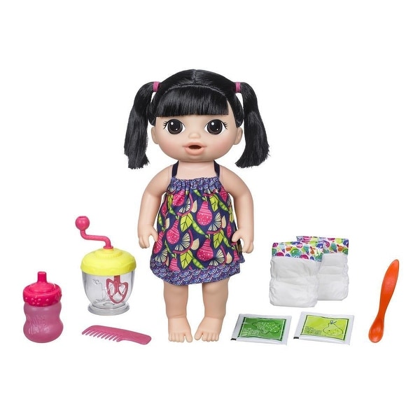 Baby Alive Sweet Spoonfuls Baby - Black Straight Hair