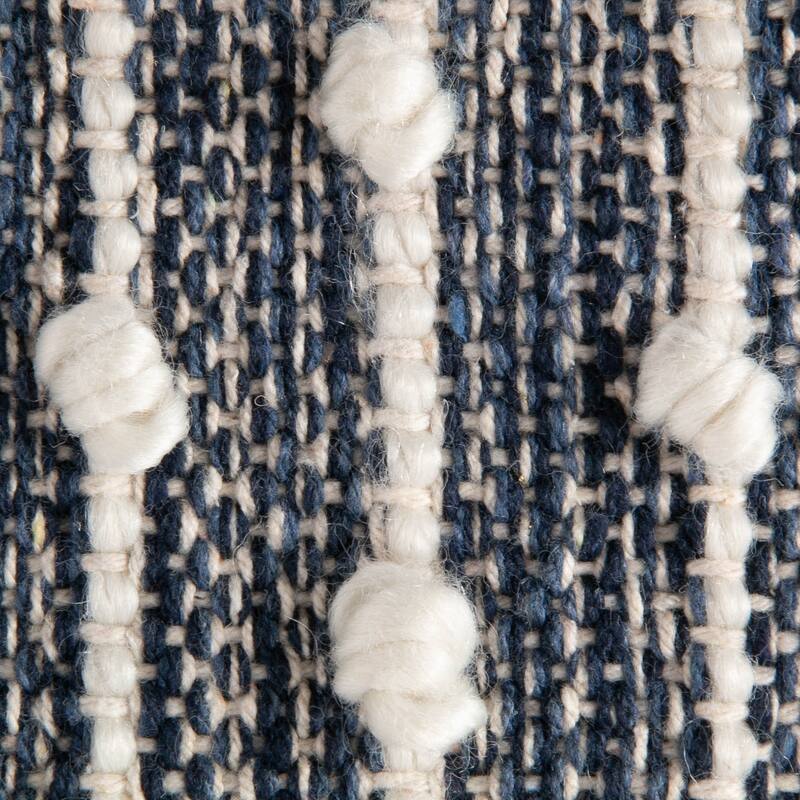 DII French Blue Recycled Cotton Loop Rug - 2x3