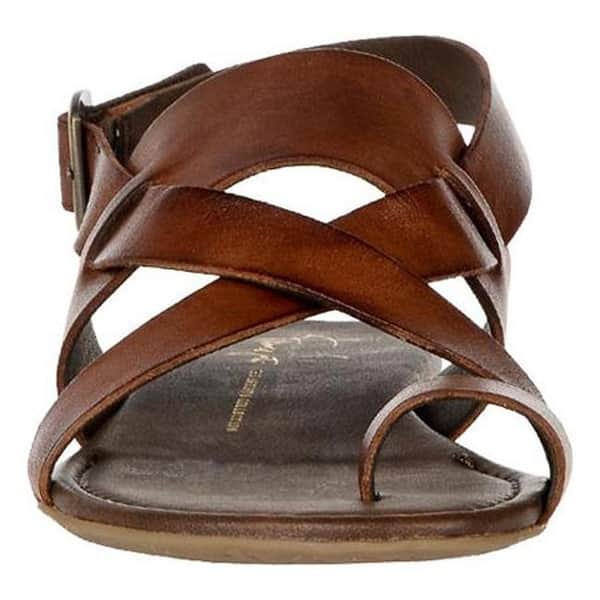Shop Sarto By Franco Sarto Women S Gia Slingback Chocolate Atanado Vegetal Leather Overstock 8108889