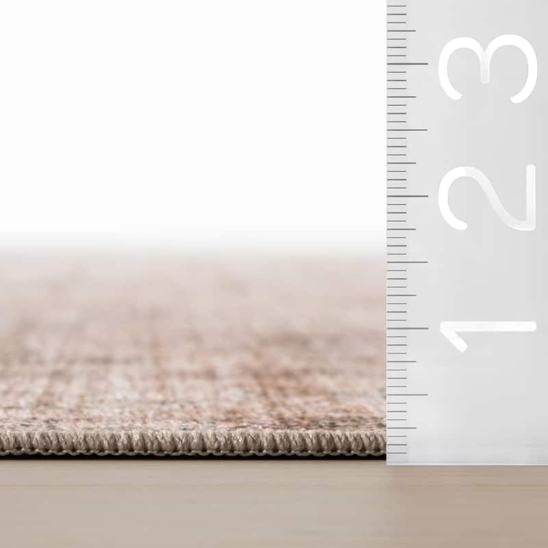 Nuloom Omellia Traditional Floral Washable Area Rug