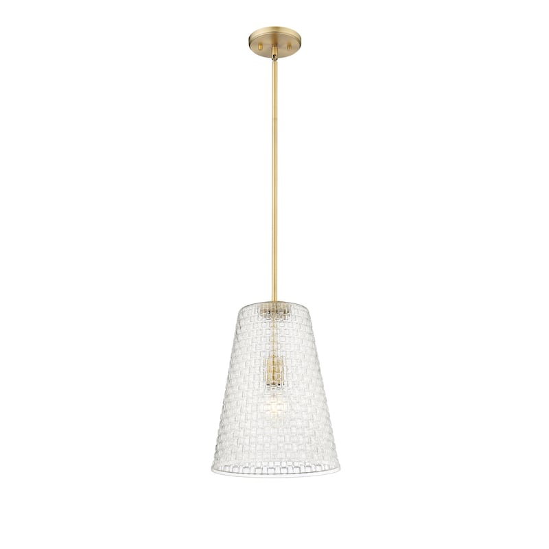 Saben 1-Light Pendant Light - Vintage Brass - 11