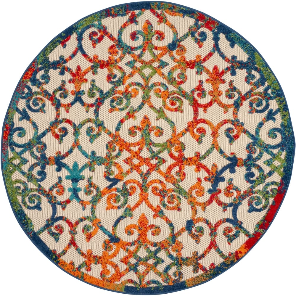Nourison Alice Indoor/Outdoor Trellis Area Rug