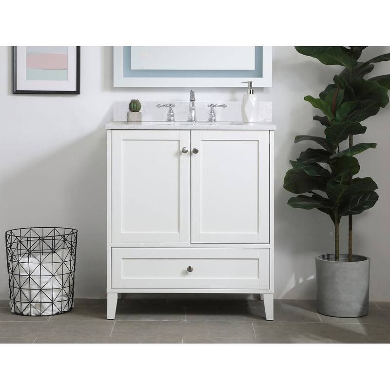 Elegant Lighting VF18030-BS Sommerville 30" Free Standing Single Basin