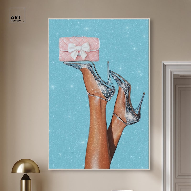 Clutch Purse on Display Canvas by Art Remedy