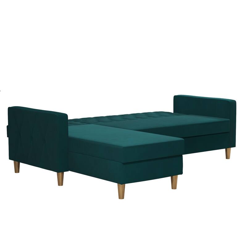 CosmoLiving by Cosmopolitan Liberty Sectional Futon with Storage