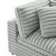 preview thumbnail 4 of 4, Josephine Corner Wedge Accent Chair in Wide Plush Cord-Like Fabric by Greyson Living