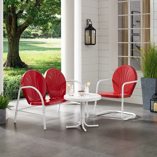 Metal garden table shop and chairs sale