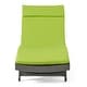 preview thumbnail 31 of 187, Salem Outdoor Wicker Adjustable Chaise Lounge with Cushion by Christopher Knight Home