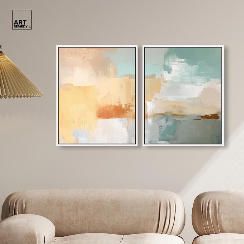 Muted Melody II Canvas Set of 2 by Art Remedy