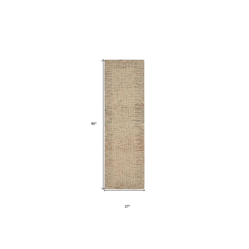 Fasa Power Loomed Abstract Modern Soft Area Rug By HomeRoots - 90' X '27' X '0.5