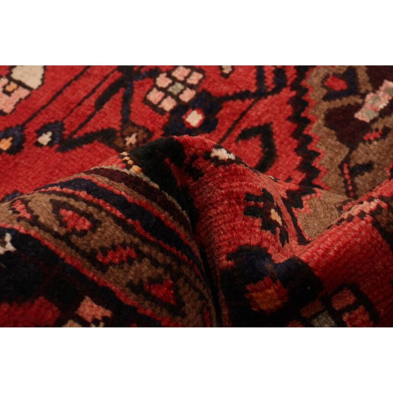 ECARPETGALLERY Hand-knotted Andelz Red Wool Rug - 3'6 x 9'3