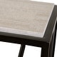 preview thumbnail 4 of 3, Uttermost Reed Travertine Console Table