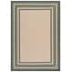 preview thumbnail 20 of 140, SAFAVIEH Courtyard Vickie Indoor/ Outdoor Waterproof Patio Backyard Rug 5'3" x 7'7" - Beige/Dark Green