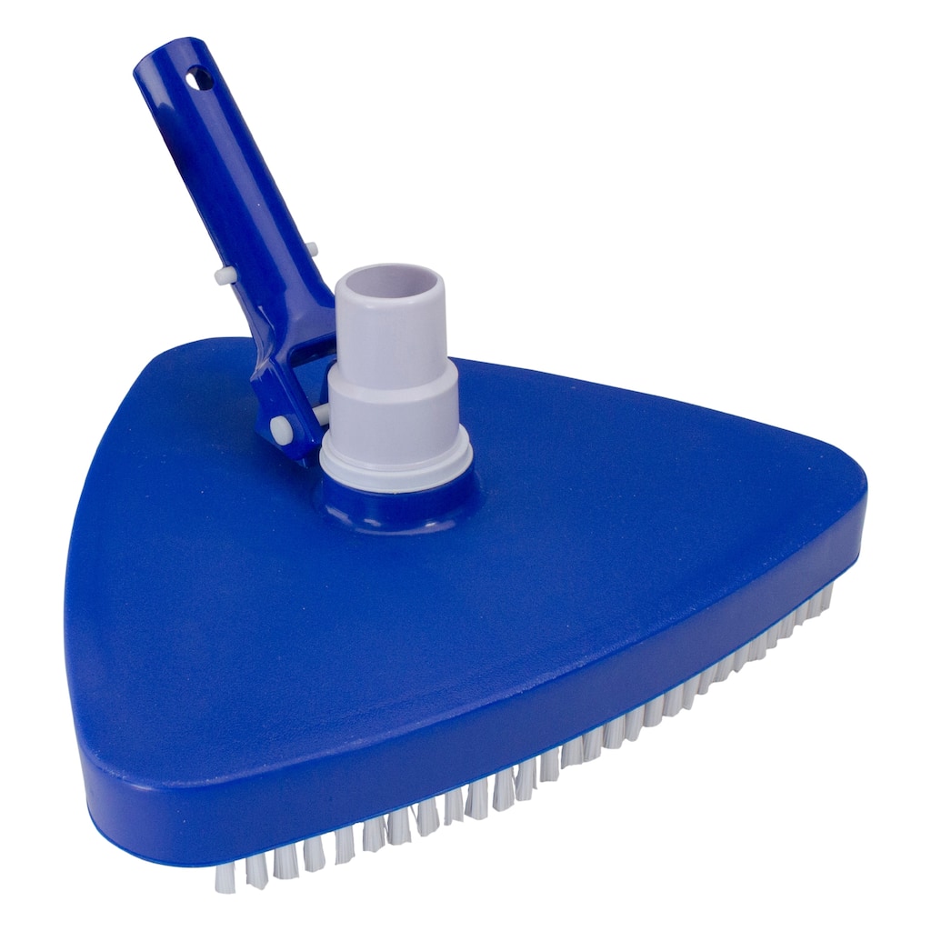 10.25" Weighted Triangular Pool Vacuum Head Swivel Cuff Bumper