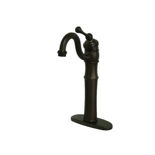 Kingston Brass Victorian Bathroom Faucet with Deck Plate and Metal ...