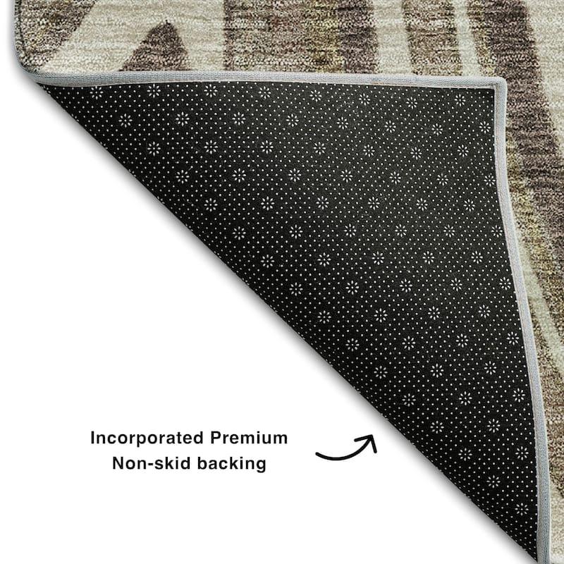 Premium Washable Super Soft Modern Waves Mayfield Rug