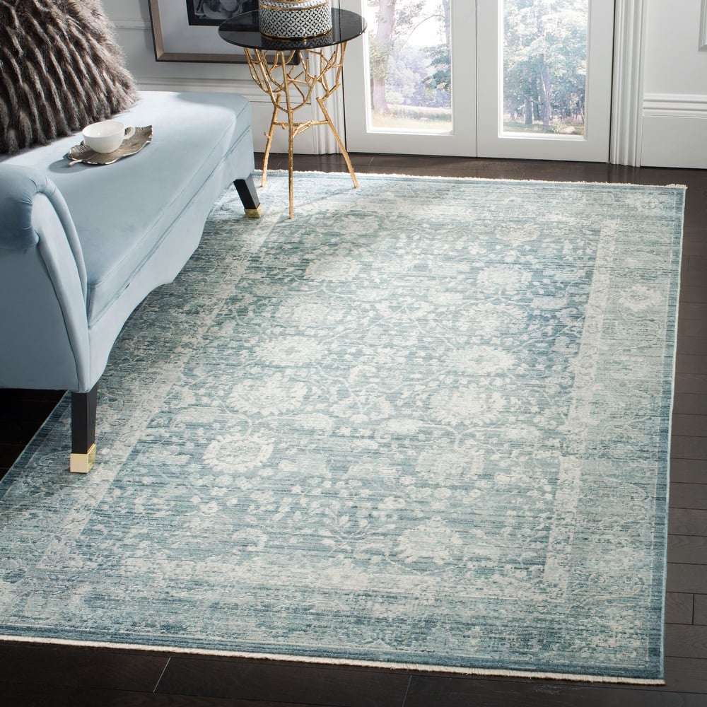 SAFAVIEH Illusion Joni Vintage Boho Oriental Viscose Rug with