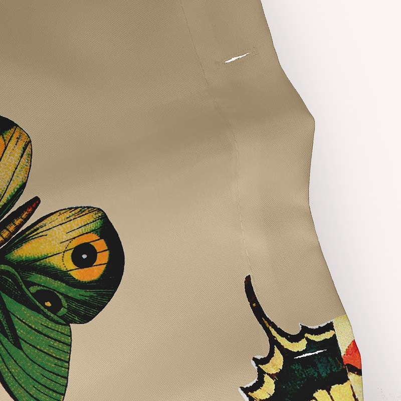 71 x 74-inch Butterflies Animal Print Print Print Shower Curtain