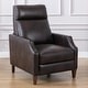 preview thumbnail 2 of 44, Brooklyn Faux Leather Push Back Recliner by Greyson Living