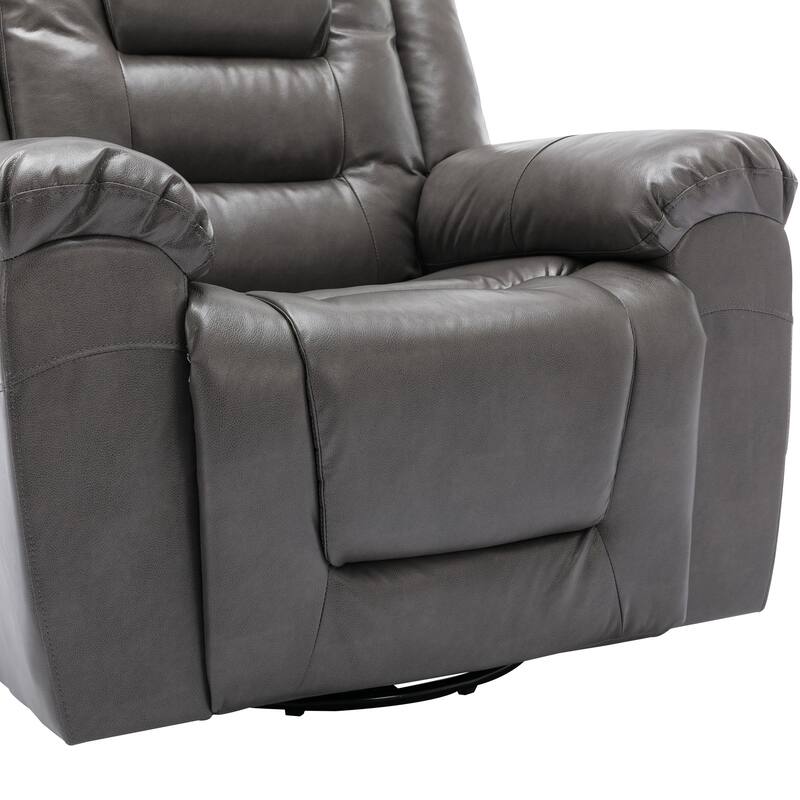 3 Seater Home Theater Recliner Manual Recliner Chair with Two Built-in Cup Holders for Living Room,Bedroom
