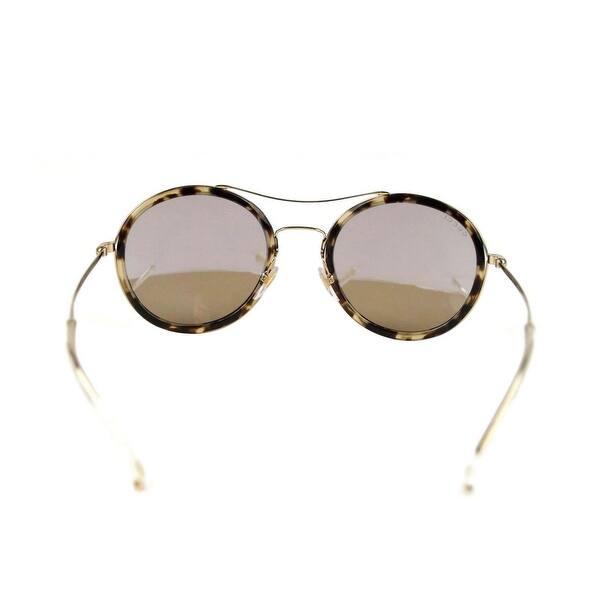Gucci Women S Brown Acetate Round Metal Frame Sunglasses Gg 4252 N S 46 One Size Overstock