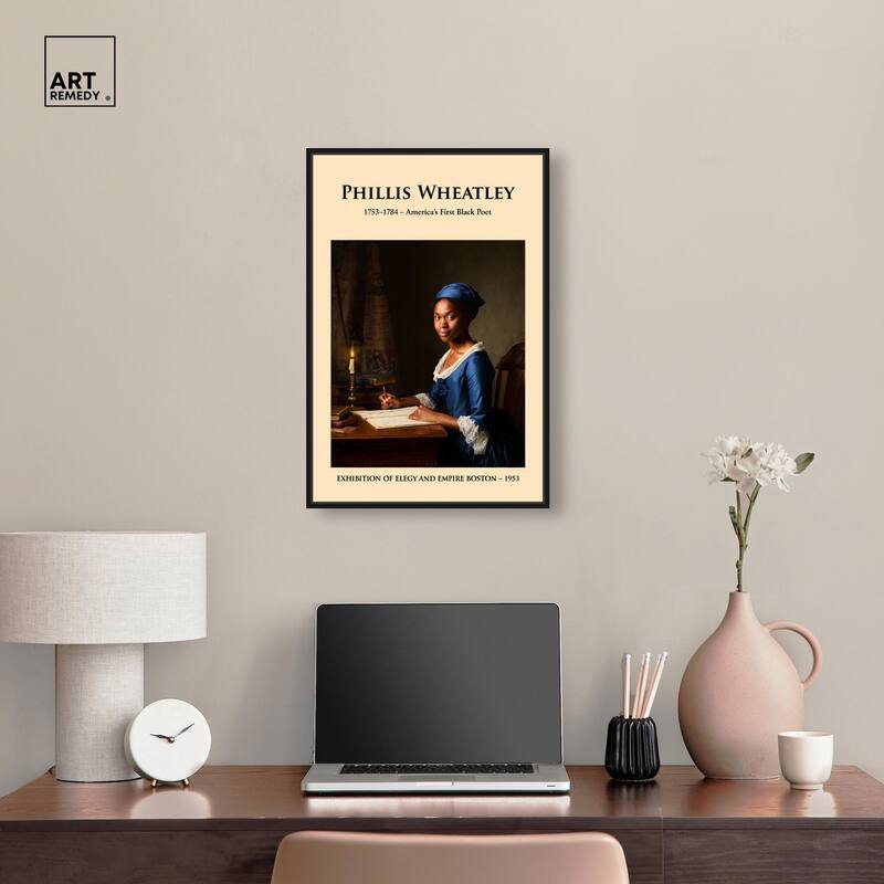America's First Black Poet Canvas by Art Remedy