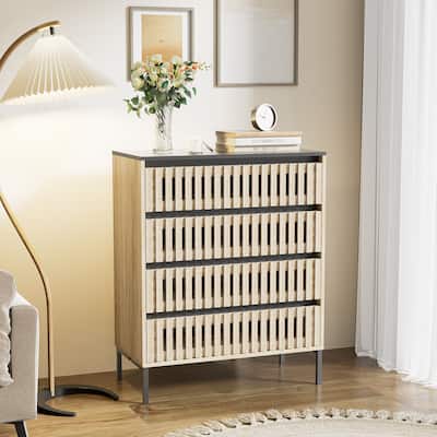 Freestanding 4 Drawer Storage Cabinet