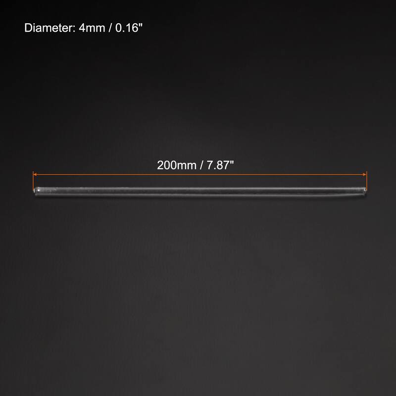 3.3 Borosilicate Glass Stick 4mm Dia Stir Rod Mixing Tools 6Pcs - 7.87"