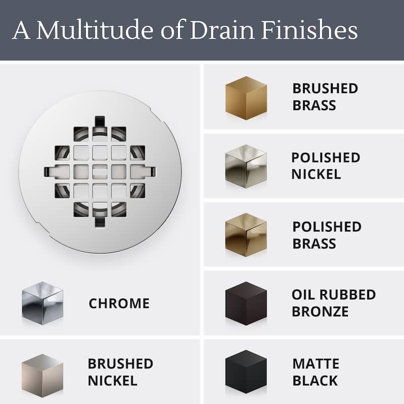 DreamLine DN09X02R SlimLine 2" Round Shower Drain